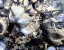 Black Marble - Print on Metal | Prints by Amber Lamoreaux Art. Item composed of metal in boho or contemporary style
