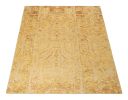 Rug & Kilim’s Distressed European Rug in Beige-brown & Gold | Area Rug in Rugs by Rug and Kilim