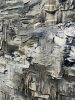"moonscape" (sold) | Oil And Acrylic Painting in Paintings by VISCERAL HOME STUDIO. Item made of canvas with cement works with boho & mid century modern style