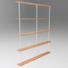 Ladder Shelves | Shelving in Storage by RFM Designs. Item composed of oak wood in contemporary or modern style