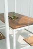 White 6-Seater SwingTable Walnut | Picnic Table in Tables by SwingTables. Item made of walnut with steel