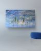 Water Lily Reverie | Oil And Acrylic Painting in Paintings by Elizabeth MacLean. Item compatible with contemporary and coastal style