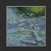 Water Lillies | Oil And Acrylic Painting in Paintings by Lorraine Downey Artist. Item composed of canvas