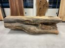 Live Edge Rock Maple Console Table 396 | Tables by KC Custom Hardwoods