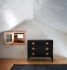 Alpine Dresser | Storage by Studio Seitz | Private Residence in Evolène. Item made of wood with brass works with modern style