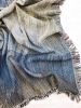 Skies - Jacquard Woven Throw Blanket | Linens & Bedding by Jessie Bloom Studio. Item made of cotton compatible with boho and minimalism style