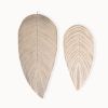 Set of Leaves Sculpture- XL to 5 feet | Wall Sculpture in Wall Hangings by YASHI DESIGNS | Stanly Ranch, Auberge Resorts Collection in Napa. Item composed of cotton in boho or mid century modern style