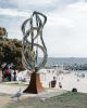Coalescence | Sculptures by Sam Hopkins. Item made of steel