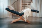 Egremi | Lounge Chair in Chairs by Linda Vrňáková. Item composed of wood and fabric