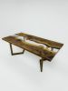 Custom Clear Epoxy Resin Dining Table - Resin River Table | Tables by TigerWoodAtelier. Item composed of walnut compatible with minimalism and contemporary style