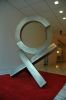 X's and O's #1 | Public Sculptures by Rob Lorenson | Washington DC in Washington. Item made of steel