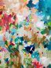 Infinite garden #10 | Oil And Acrylic Painting in Paintings by Art by Geesien Postema. Item made of canvas works with boho & contemporary style