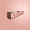 COLIN Tv unit | Media Console in Storage by Ivar London | Custom. Item made of oak wood works with contemporary & eclectic & maximalism style