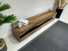 Wooden Custom Sideboard - Live Edge Sideboard & TV UNIT | Storage by Tinella Collection. Item composed of wood in minimalism or contemporary style