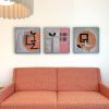 ENCODE: Bloom, Go + Grow | Wall Sculpture in Wall Hangings by Heather Hancock | Chicago IL. USA in Chicago. Item made of concrete with glass