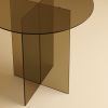 Bronzed Glass Dining Table - IKI by Lebanto | Tables by Lebanto. Item composed of glass in minimalism or contemporary style