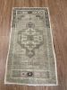 Hand-woven Turkish Rug Doormat| 1.7 x 3 | Small Rug in Rugs by Wool and Rug. Item made of wool works with boho & contemporary style