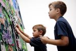 Viewer Interactive play boards | Sculptures by Leisa Rich | Dallas Museum of Art in Dallas