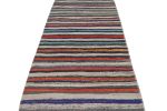 Vintage Shahsavan Persian Kilim Runner with Polychromatic | Area Rug in Rugs by Rug and Kilim