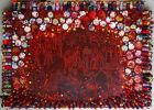 Relationships Triptych | Mixed Media by Judith Joseph | Westmoor Elementary School in Northbrook. Item composed of glass and synthetic
