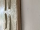 ‘Alas’ | Wall Sculpture in Wall Hangings by Greyya Jay. Item composed of oak wood & cement compatible with minimalism and mid century modern style