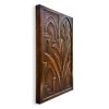 Copper Flower Relief Wall Sculpture | Wall Hangings by Element 29 Metalcraft. Item made of copper works with contemporary & art deco style