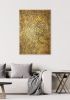 Industrial Chic: Vintage Gold (SOLD) | Oil And Acrylic Painting in Paintings by Alessia Lu. Item composed of canvas in minimalism or contemporary style