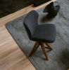 Bruno – Modern Black Armchair, Italian Timeless Design | Chairs by GREYGE. Item made of cotton compatible with minimalism and contemporary style