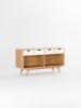 Commode, tv stand, chest of drawers, credenza, dresser | Storage by Mo Woodwork. Item made of oak wood works with minimalism & mid century modern style