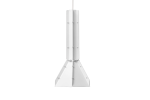 Hexagon Chrome White Pendant Light | Pendants by ADAMLAMP. Item composed of steel in minimalism or industrial style