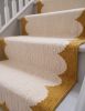 Handwoven Woolen Yellow Runner Rug | Rugs by Evergreen Carpets. Item made of wool works with boho & minimalism style