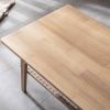 White Oak Coffee Table with Storage, Two Layer Lounge Table | Tables by Halohope Design. Item made of oak wood compatible with minimalism and modern style