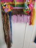Wedding Bouquet | Embroidery in Wall Hangings by PEGGY OBERLIN/Bohograndmapeg/Story Tale Weaving. Item made of birch wood with cotton works with boho & contemporary style