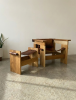 Torra | Accent Chair in Chairs by Coulton B. Item composed of wood & leather compatible with minimalism and mid century modern style