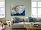 Windswept Arrival | Oil And Acrylic Painting in Paintings by AnnMarie LeBlanc. Item composed of wood in minimalism or contemporary style