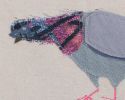 Pigeon 01.10 | Tapestry in Wall Hangings by Tracey Cameron Creative. Item made of wood with fabric