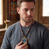 Handcrafted Green Tara Thangka Gold Pendant Amulet Jewelry | Ornament in Decorative Objects by Dynasty Artisan. Item made of metal works with contemporary & eclectic & maximalism style