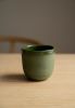 Handmade Porcelain Coffee Cup. Green | Cups by Creating Comfort Lab | Miami in Miami
