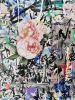 Gentle and humble - Original mixed media painting | Mixed Media by Xiaoyang Galas. Item works with contemporary & eclectic & maximalism style