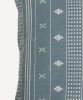 Emiliano Handwoven Cushion Cover (Pale Blue) | Pillows by Routes Interiors. Item composed of cotton in boho or eclectic & maximalism style
