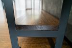 White Oak & Steel Sofa Table | Console Table in Tables by Dust & Spark. Item made of wood with steel