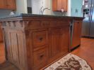 Custom Reclaimed Oak Kitchen Island- Residential Commission | Console Table in Tables by Paul's Green Barn