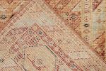 Distressed Tribal runner in Orange, Red & Blue pattern | Area Rug in Rugs by Rug and Kilim