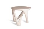 Amorph Ya Side Table in White Lacquer Matte | Bedside Table in Tables by Amorph. Item made of wood