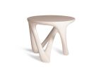 Amorph Ya Side Table in White Lacquer Matte | Bedside Table in Tables by Amorph. Item made of wood