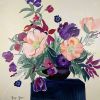 "A Good Place to Start" Floral Still Life Painting | Oil And Acrylic Painting in Paintings by Mandy Martin Art. Item composed of canvas