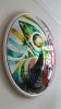 Convex Tiki mirror | Decorative Objects by Frederick Worrell Art and Design. Item composed of glass