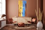 Laguna Beach Canyon #20 | Oil And Acrylic Painting in Paintings by Dutch Montana Art | Hugo Rivera Gallery in Laguna Beach. Item composed of canvas