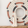 Lively Intention Wheel | Macrame Wall Hanging in Wall Hangings by Ooh La Lūm. Item composed of wood and fabric