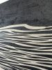 Luxury Carbon Black Waves Painting on Spanish Linen Minimali | Oil And Acrylic Painting in Paintings by RGB Fine Art. Item composed of canvas in minimalism or contemporary style